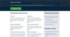 Desktop Screenshot of nidirect.gov.uk